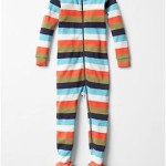 gap stripe footed sleep one piece