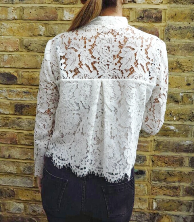 whistles chay lace shirt