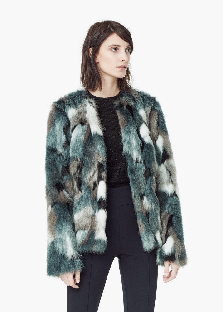 Faux-Fur Multicoloured 'Monster' Coats - Bikinis and Bibs