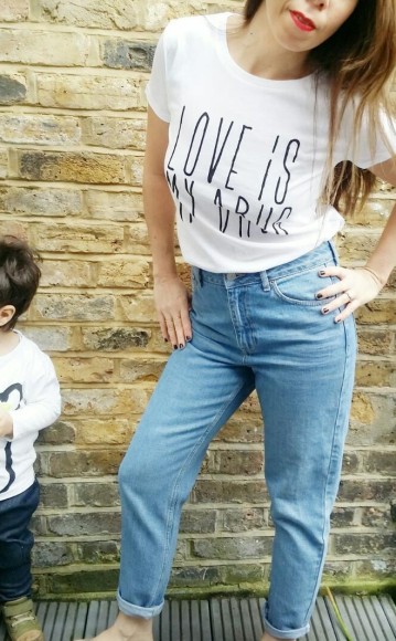 topshop bleach vintage mom jeans