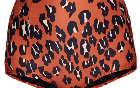 RACHEL COMEY Keena high-waisted leopard-print bikini briefs