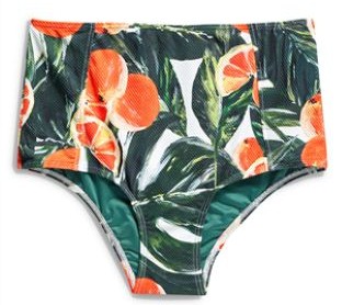 NEXT - Orange Print High Waist Brief