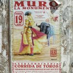 Spanish Bullfight poster - in ses salines home to love island majorca